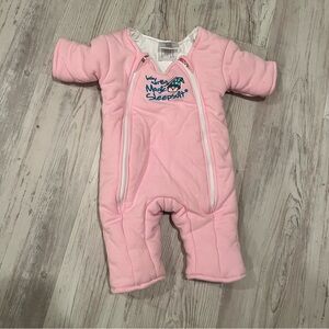 Pink Baby Merlin's Magic Sleepsuit Size Small 3-6M